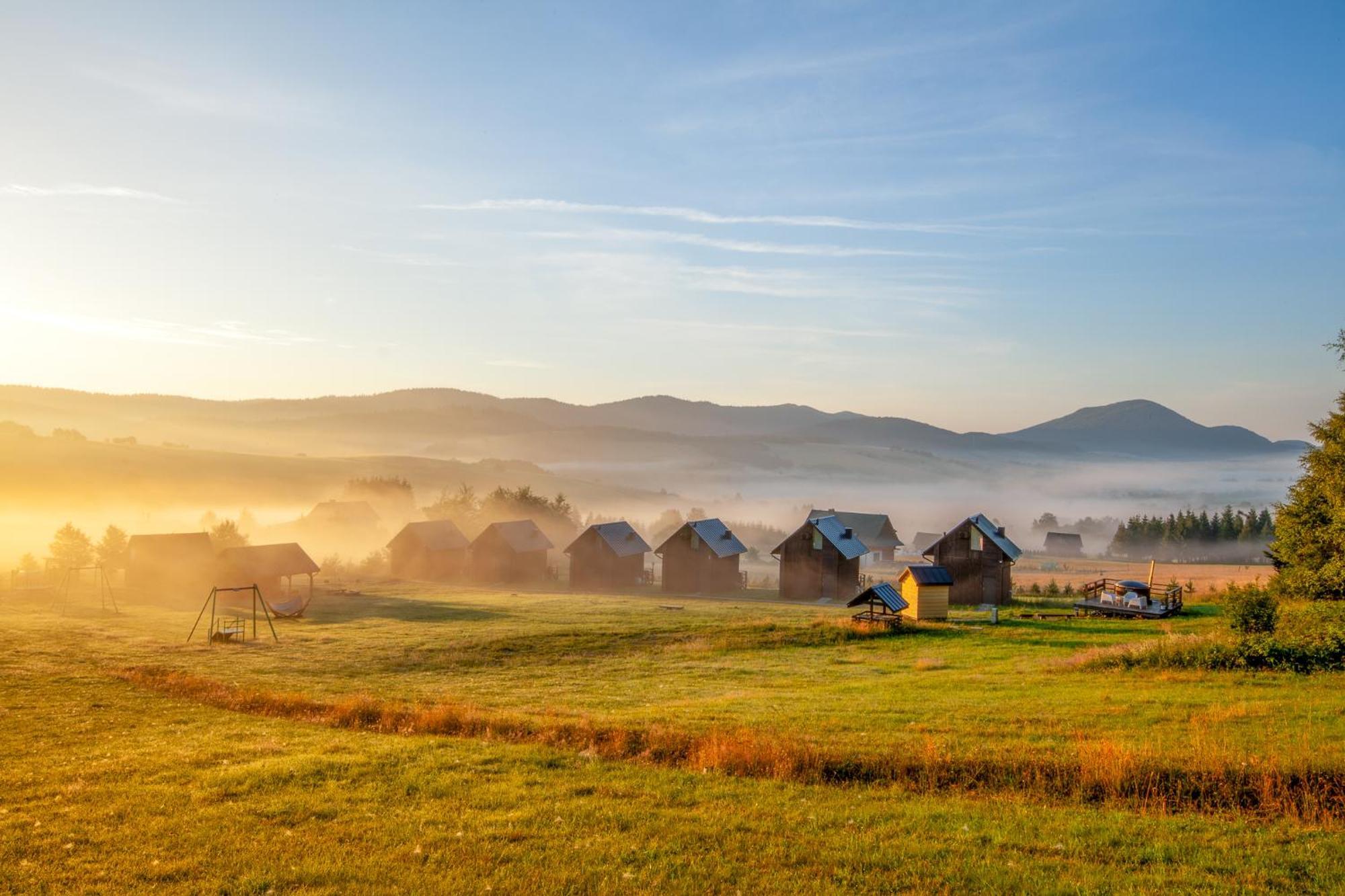 Polana Piorun Domki Wakacyjne W Beskidach Krynica-Zdrój Esterno foto
